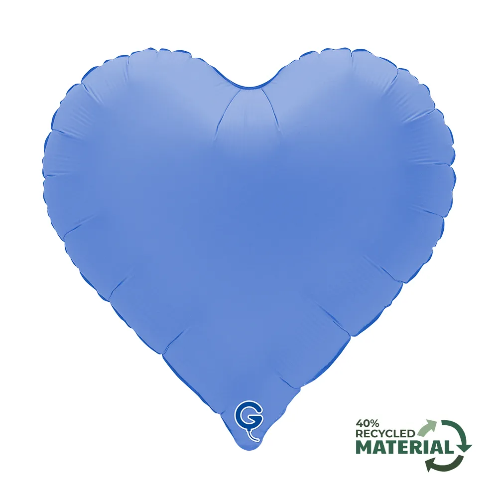 Balon Folie Inima Sweetie Mat Lotus Blue 46cm