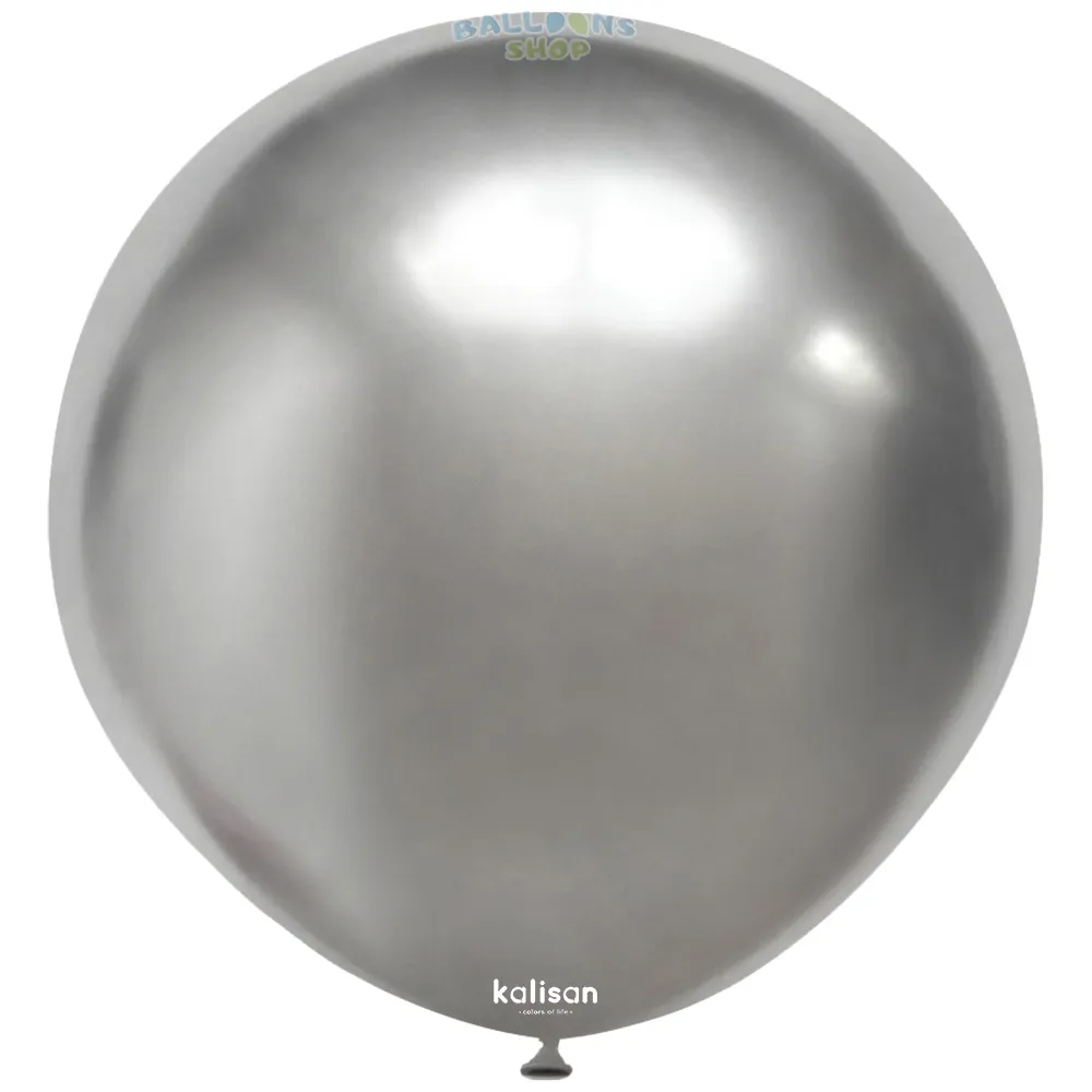 Balon Jumbo Latex 45cm Silver Mirror 5002