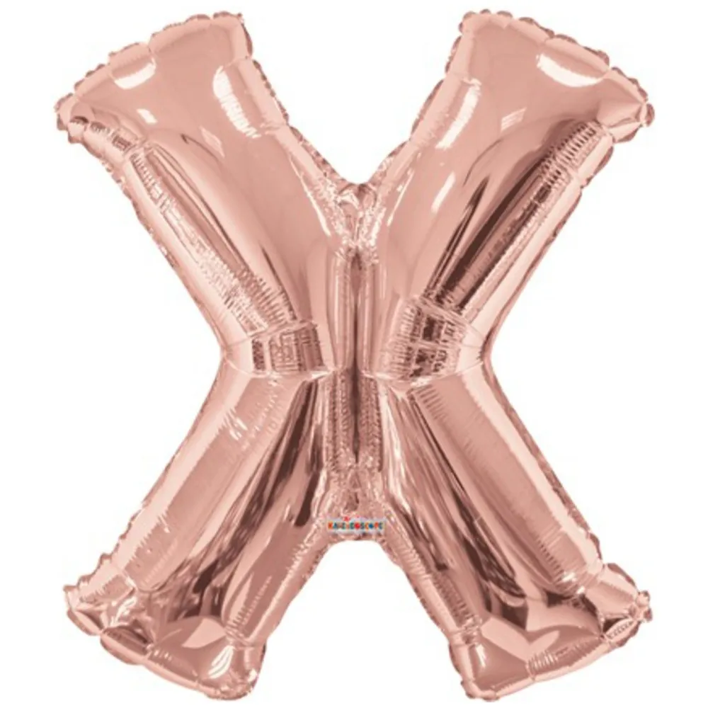 Balon folie litera X Rose-Gold 15633-34