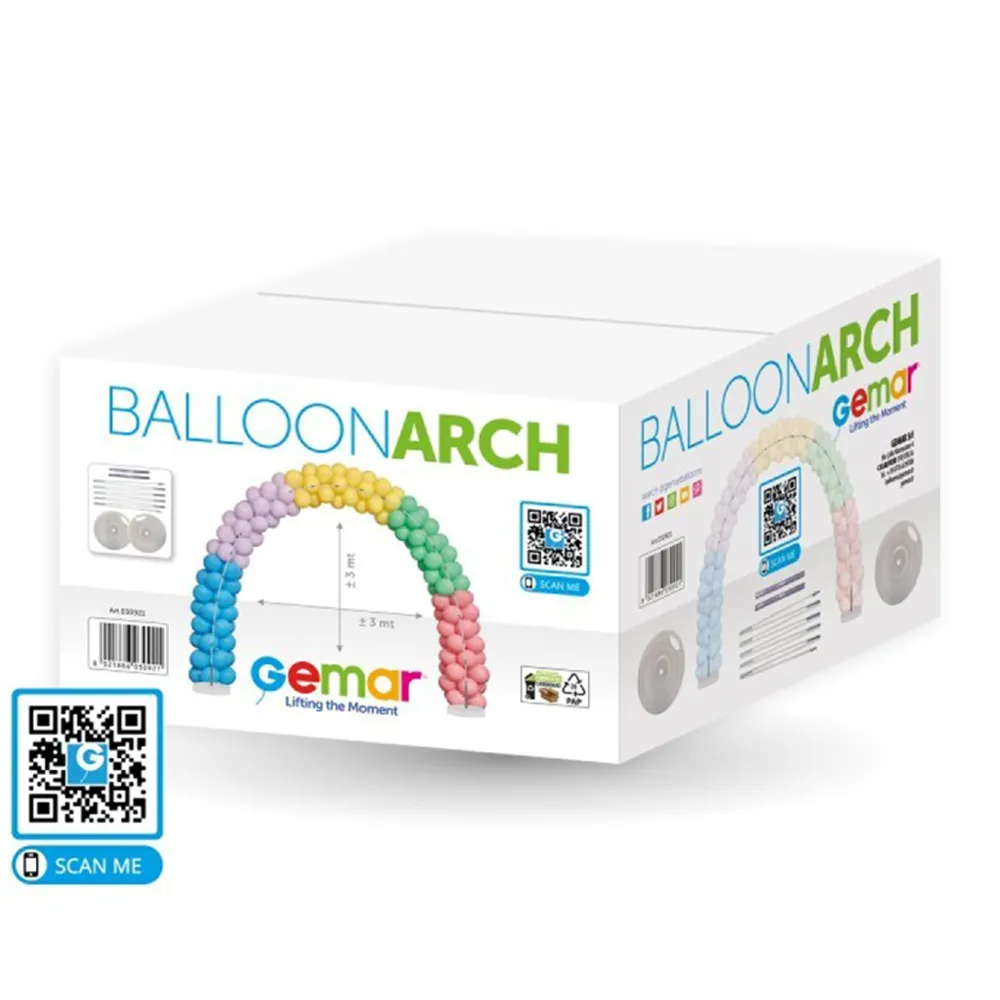 Suport Ghirlanda Baloane Latex Semicerc L 3m x H 3m