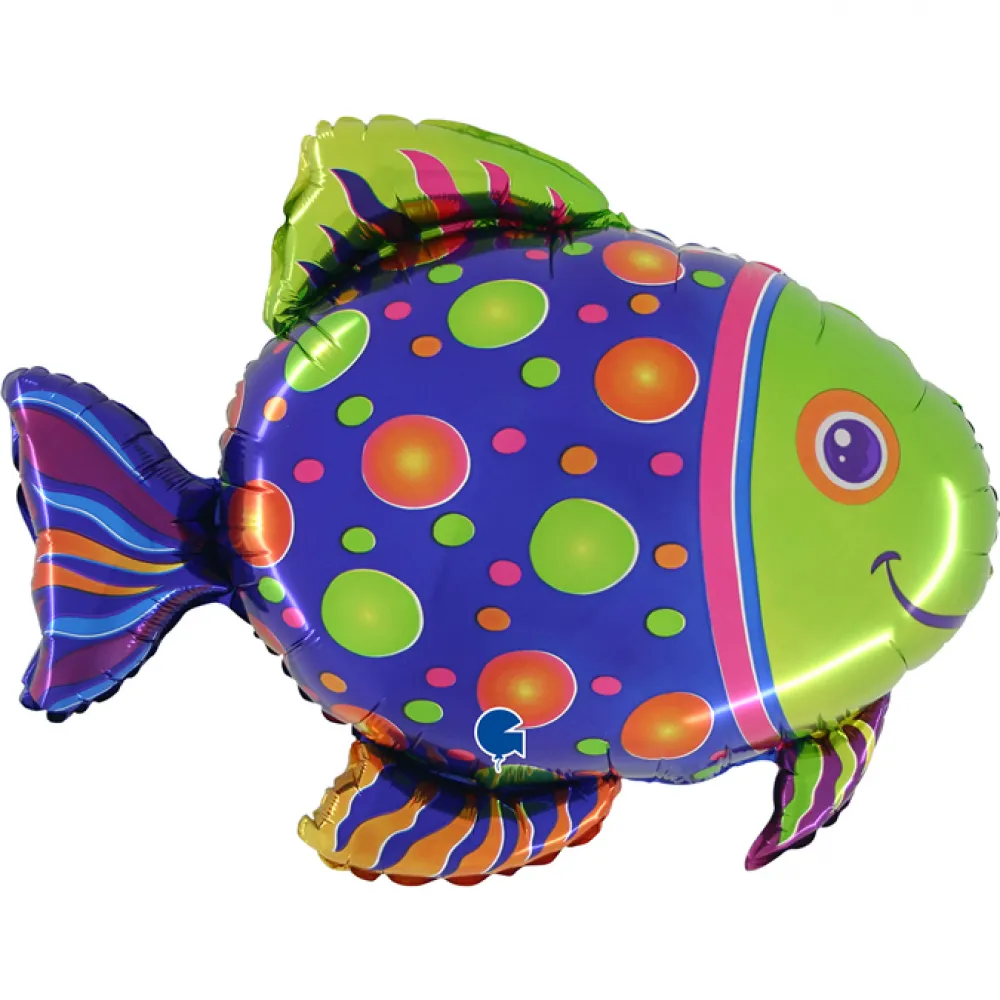Balon Folie Figurina Peste Colorat 70x49cm