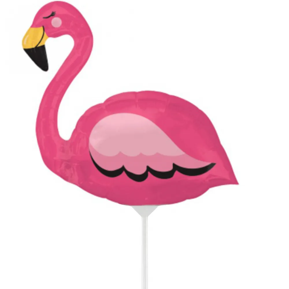 Balon Folie Mini Figurina Flamingo 27x27cm (Aer) 3969402