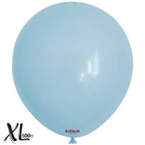 SET 500 Baloane Latex 30cm Blue Macaron 3001 - XL