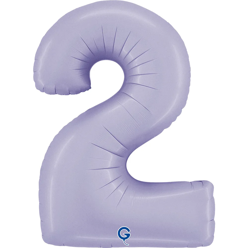 Balon Folie Cifra 2 Lila 102cm