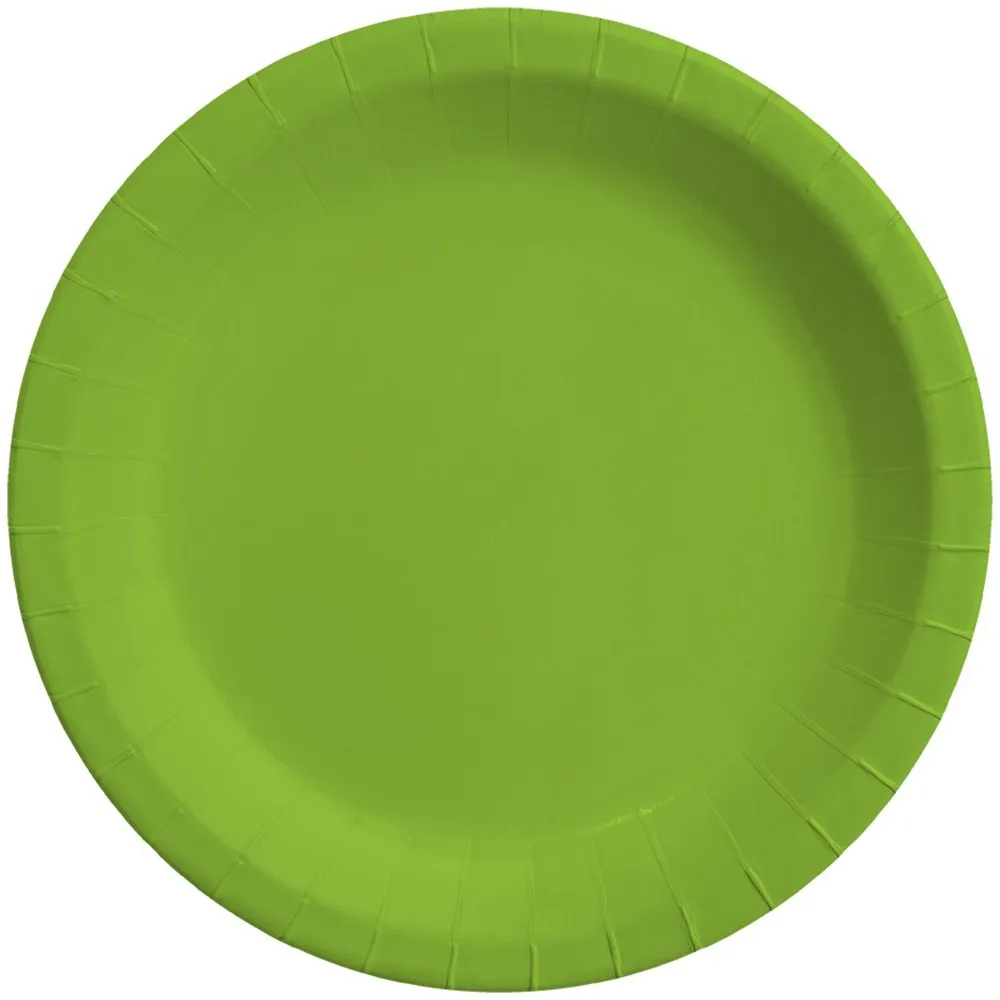 Set 8 Farfurii Petrecere Verde Lime Pastel PL6234