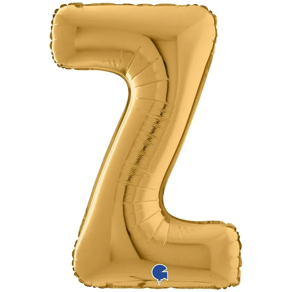 Balon Folie LITERA Z Auriu 66 cm Grabo