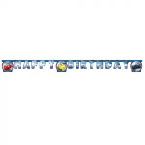 Banner Petrecere Happy Birthday Cars Victory is Mine