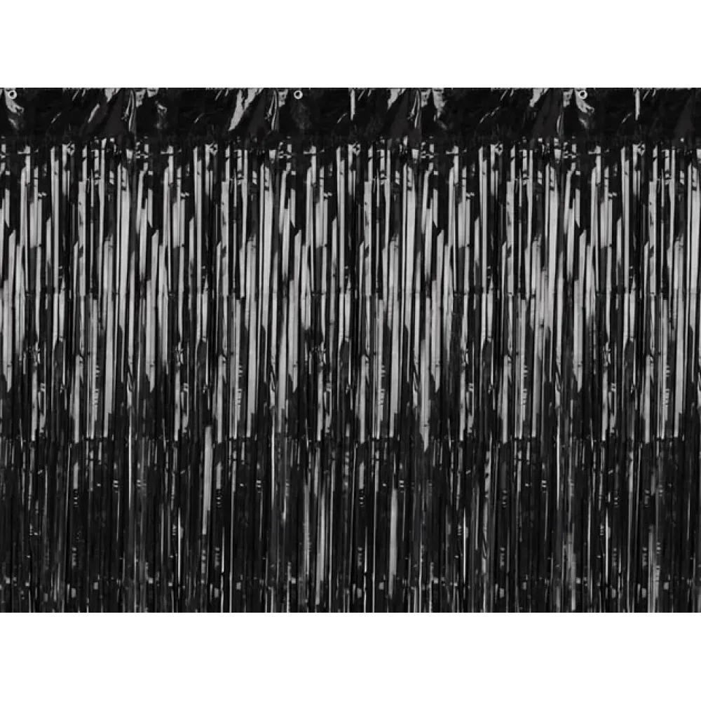 Perdea din folie metalizata Neagra 90x250cm