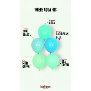 Balon Jumbo Latex 60cm Aqua Standard 2357