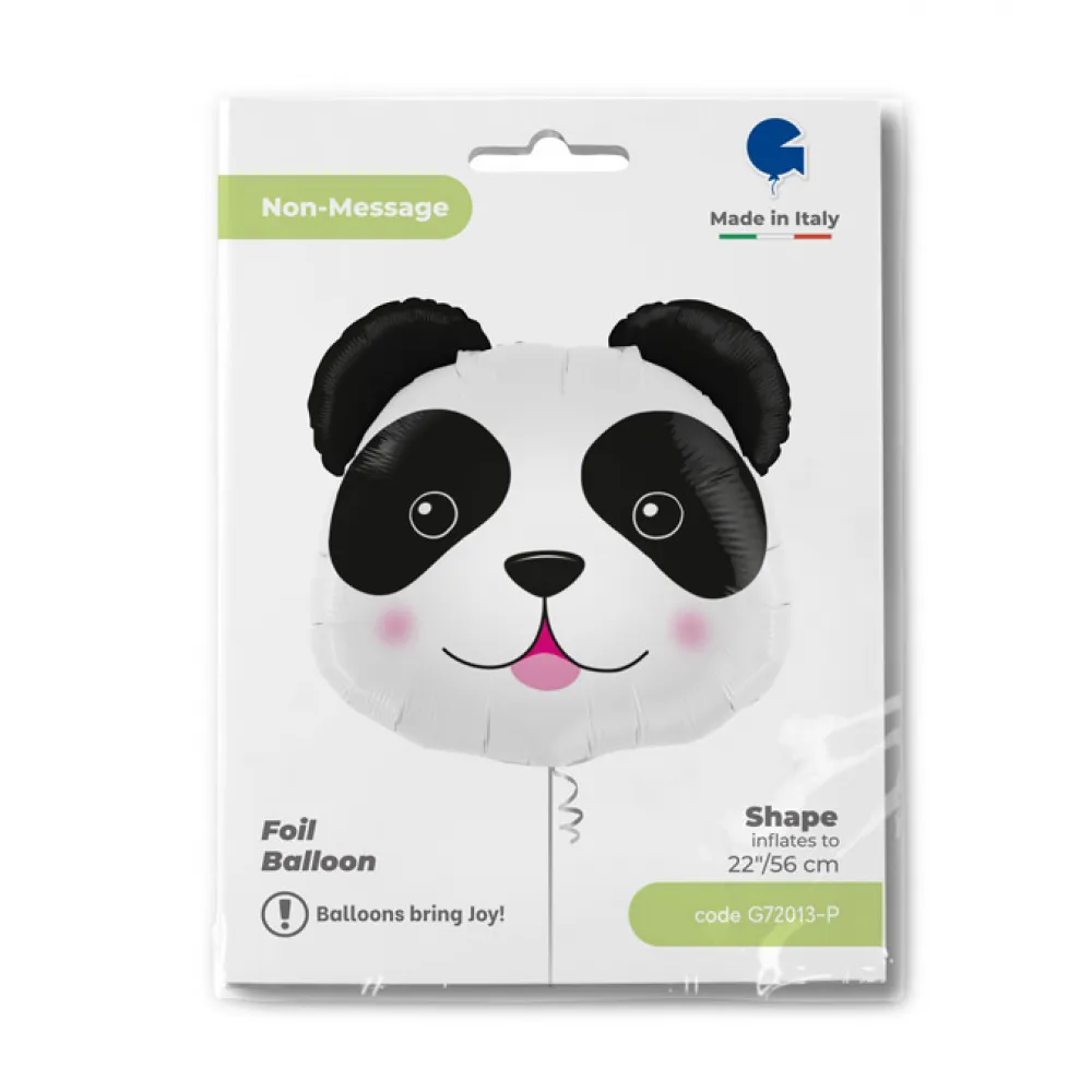 Balon Folie Figurina Cap Panda 56cm Grabo