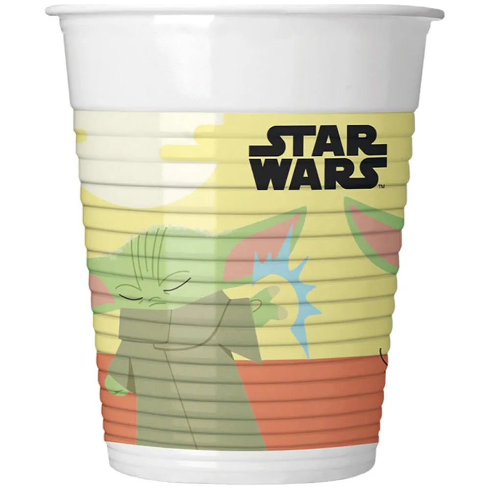 Set 8 Pahare Petrecere 200ml Star Wars The Mandalorian