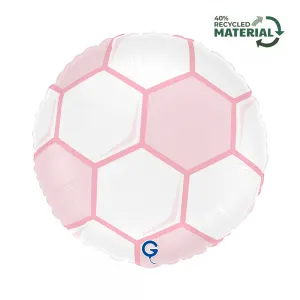 Balon Folie Minge de Fotbal Roz 46cm