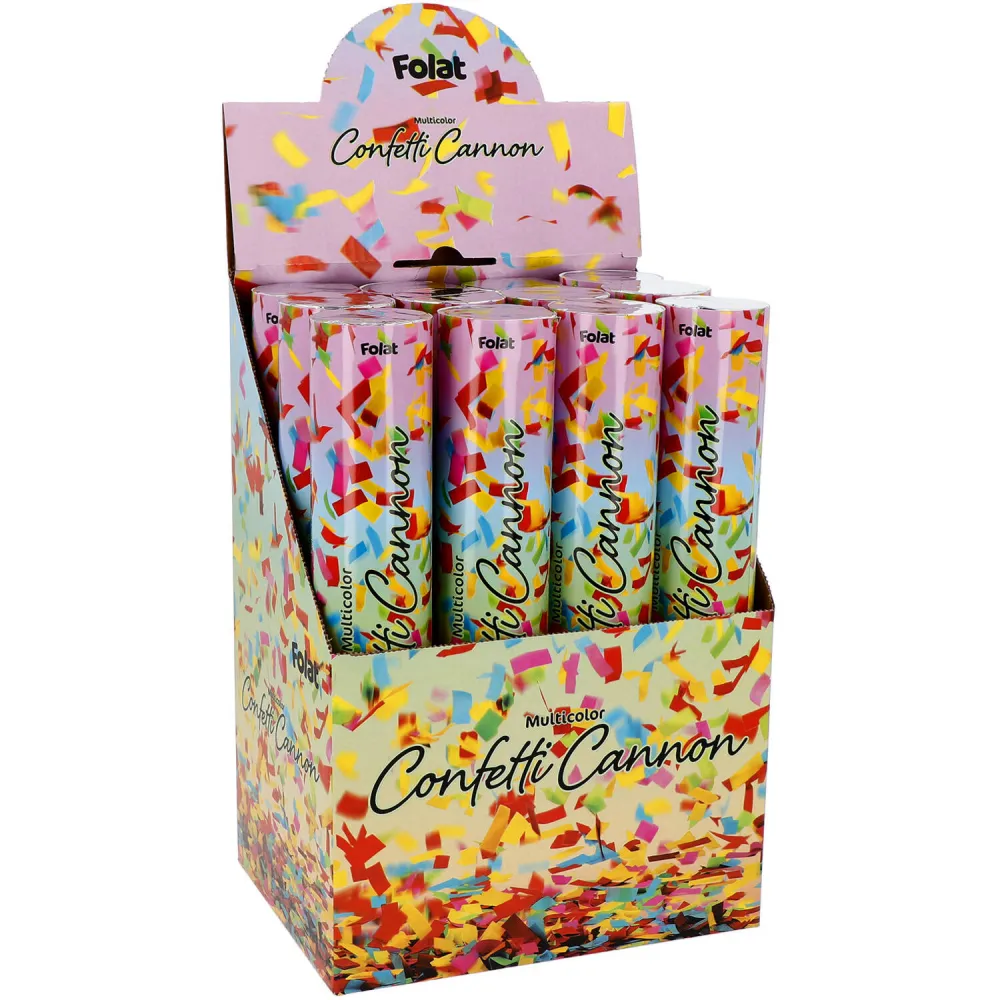 Tun Confetti Hartie Multicolor 28cm