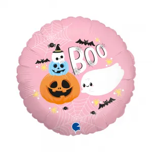 Balon Folie Rotund Boo 45cm