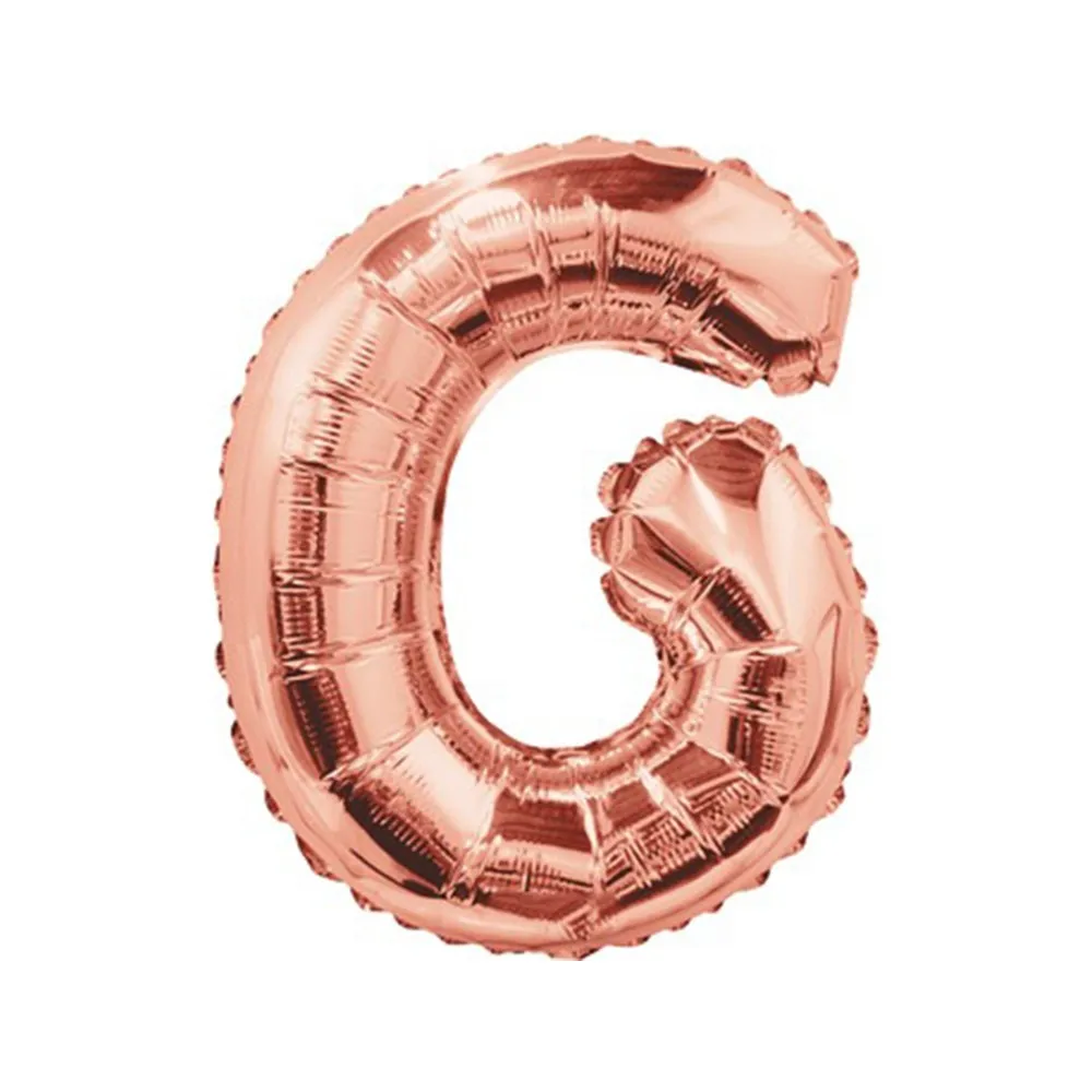 Balon folie 35cm litera G ROSE-GOLD 15656-14