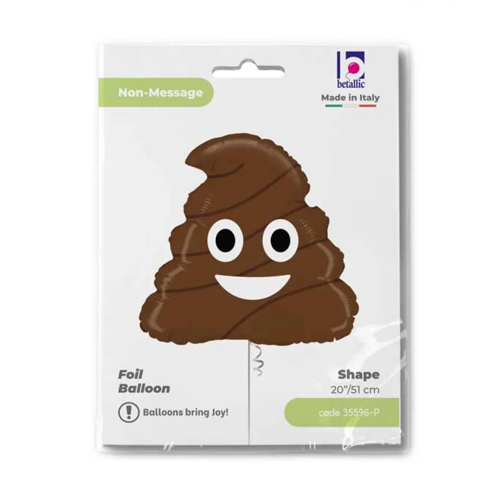Balon Folie Figurina Emoji Rahatel cu Ochi 43cm Grabo