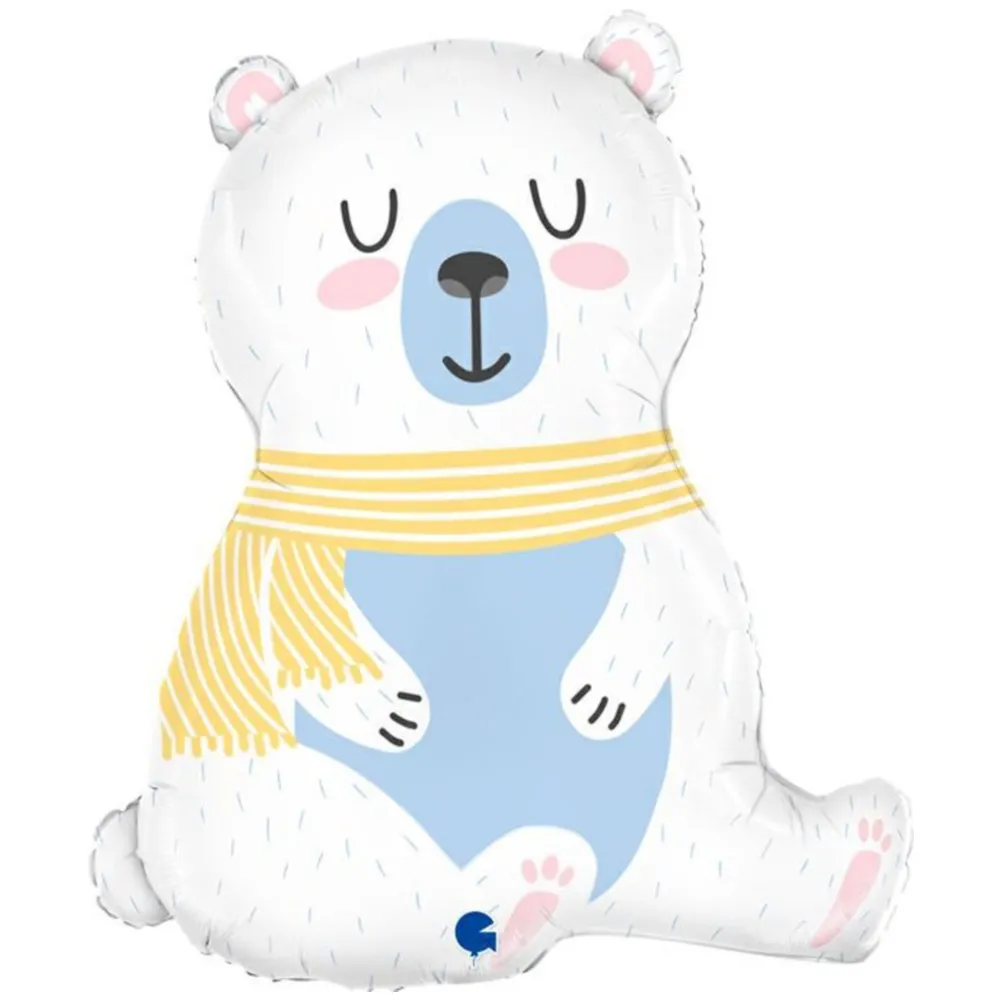 Balon Folie Figurina Urs Polar 74 cm Grabo