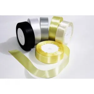 Panglica Satin 2.5x220cm Argintie
