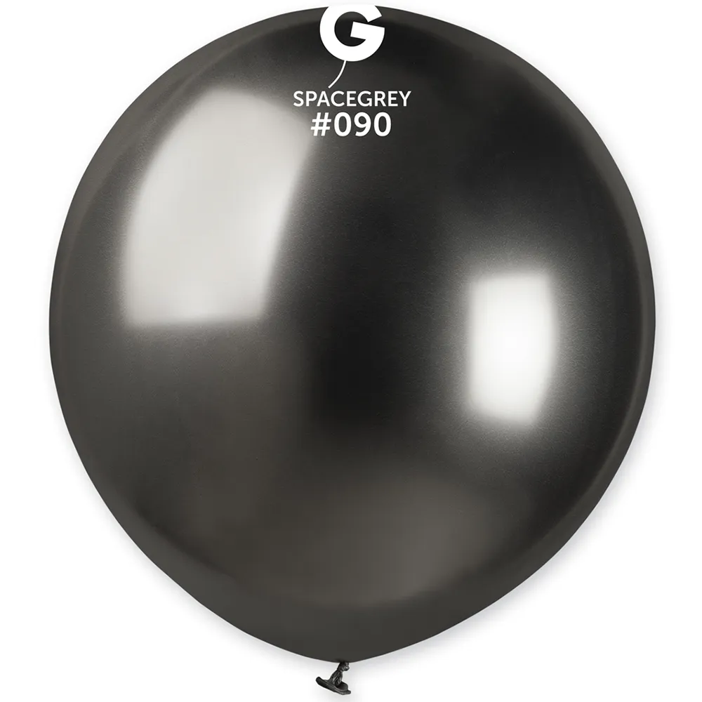 Baloane Latex 48cm Shiny Space Grey GB150.90