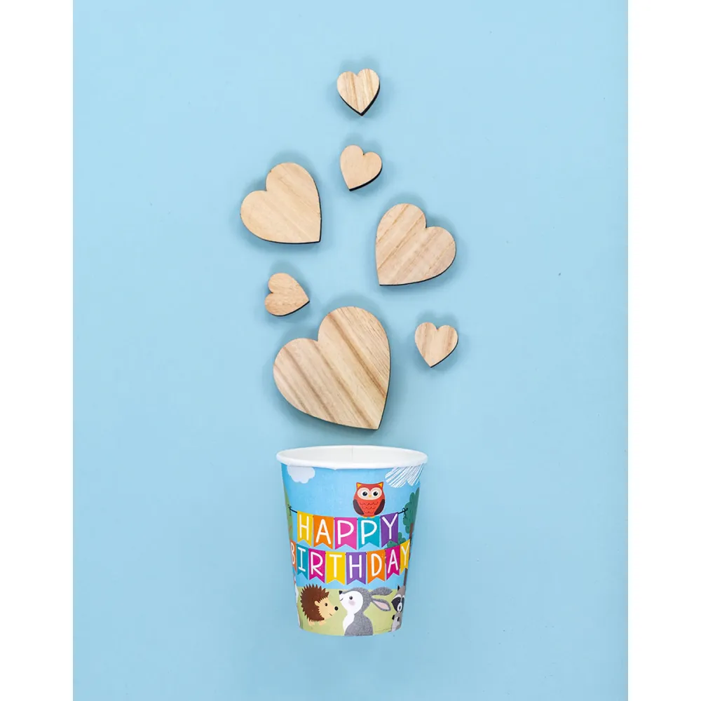 Set 8 Pahare Woodland 250ml Grabo