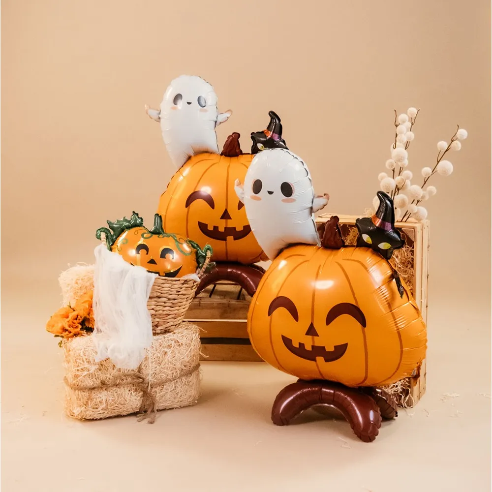 Balon Folie Figurina Happy Pumpkin 76cm