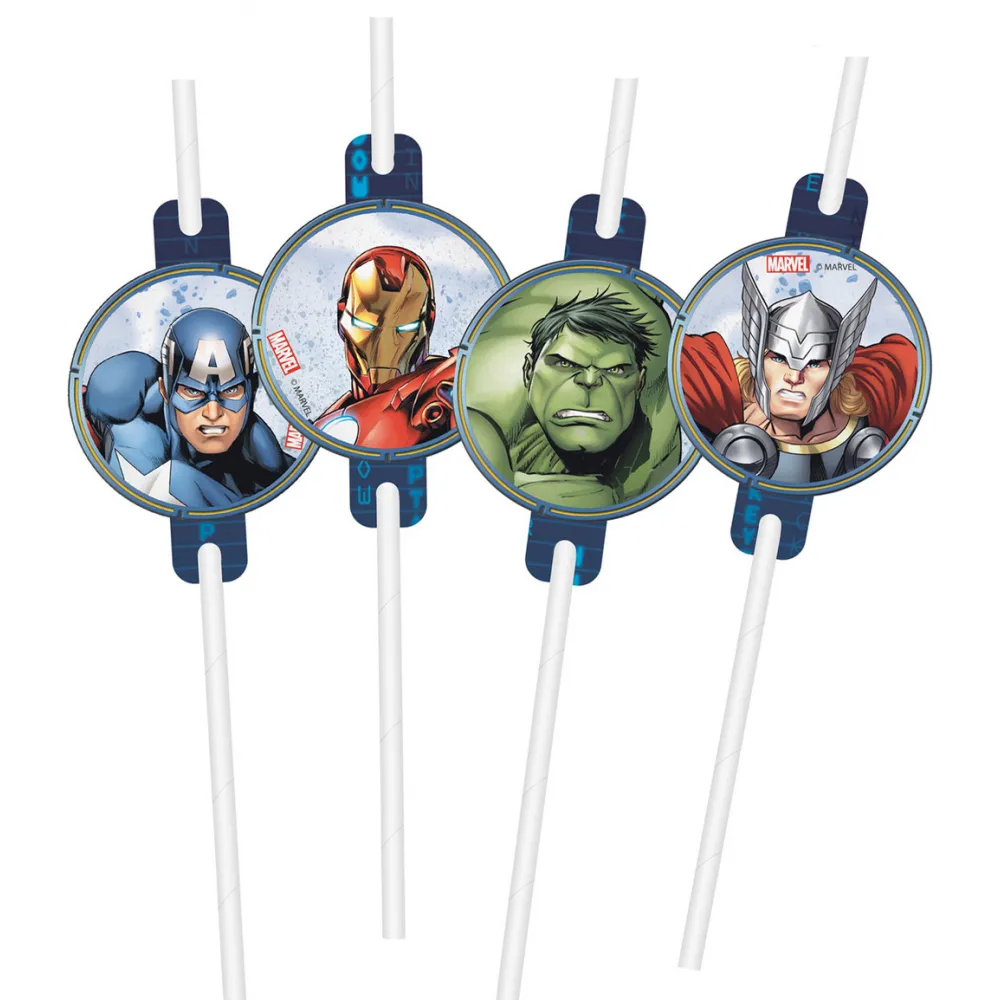 Set 4 Paie de Bautura cu medalion Marvel Avengers Infinity Stones