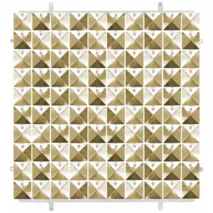 Panou Paiete 3D Champagne 30x30cm