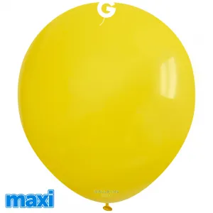 SET 500 Baloane Latex 30cm Standard Galben MAXI G110.02
