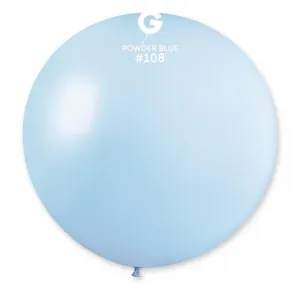 Balon Latex Jumbo 75cm Standard Powder Blue G30.108