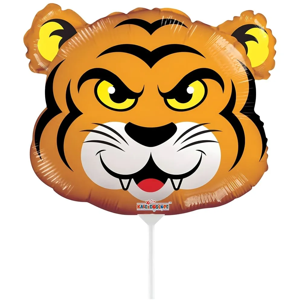 Balon Folie Mini-Figurina Cap Tigru (AER) 35cm