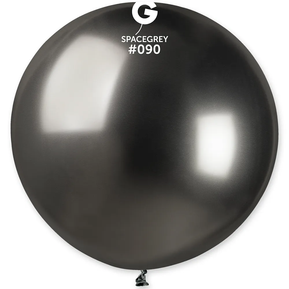 Baloane Latex Jumbo 80cm Shiny Space Grey GB30.90