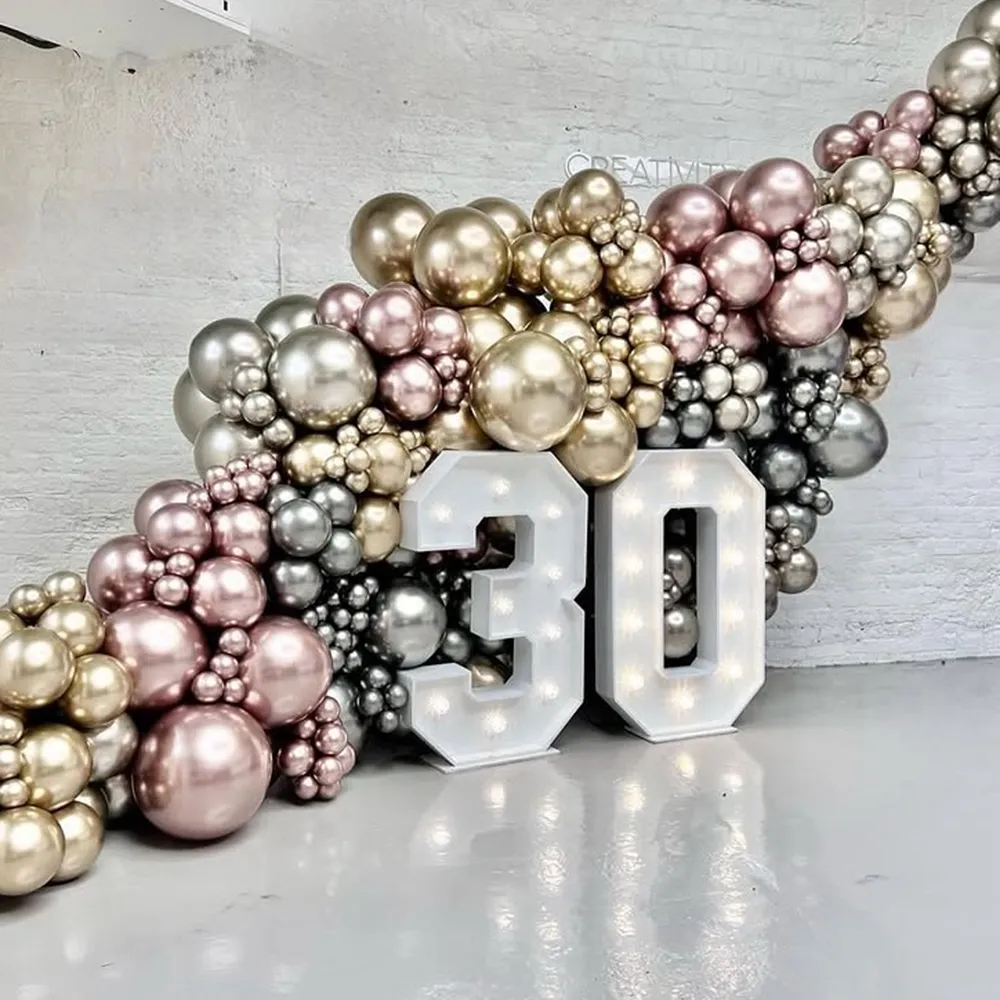 Baloane Latex Jumbo 80cm Shiny Roz GB30.91