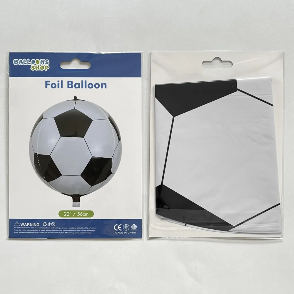 Balon Folie ORBZ 4D Minge de fotbal 55cm