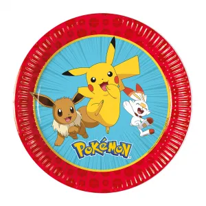 Set 8 Farfurii Petrecere 20cm Pokemon