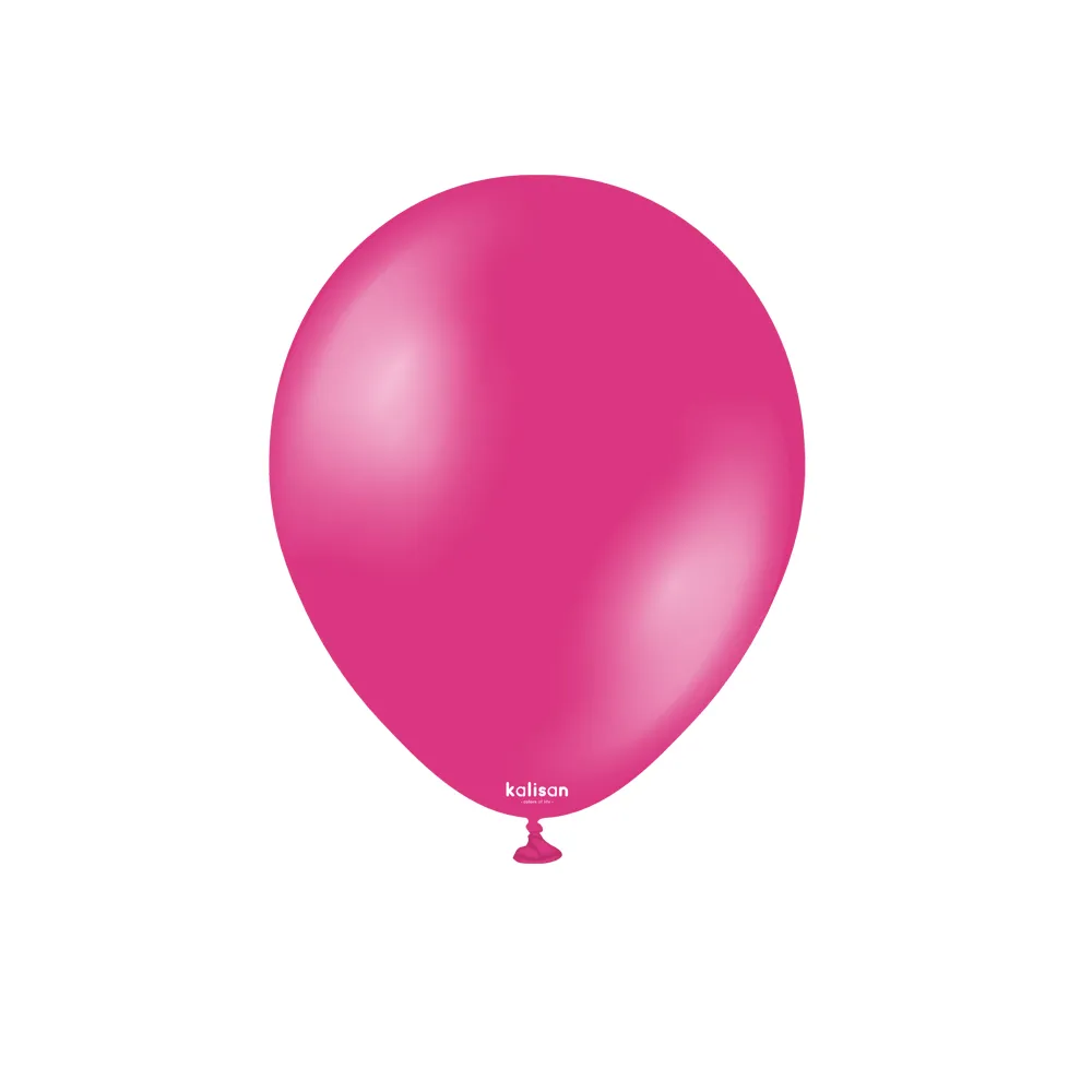 SET 50 Baloane Latex 13cm Fucsia Metalic 7022