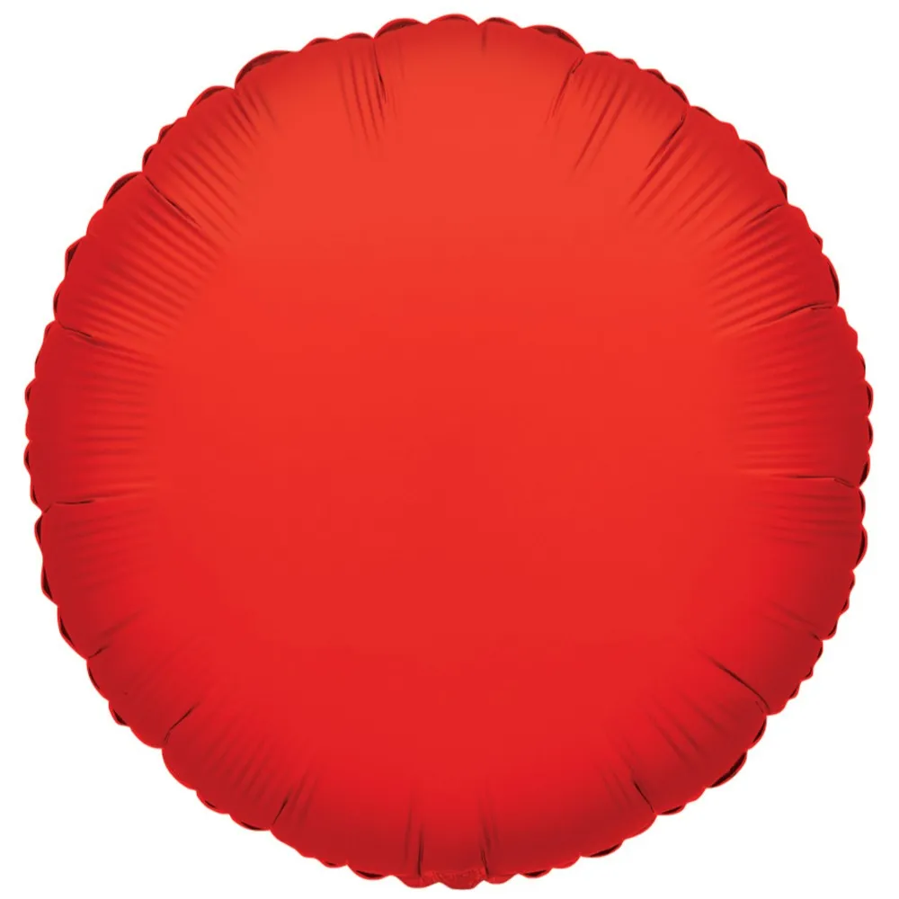 Balon folie 45 cm rotund rosu 17422