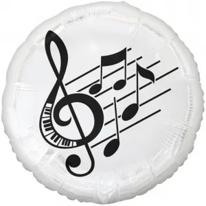 Balon Folie Note Muzicale 45cm
