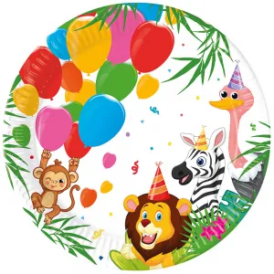Set 8 Farfurii Petrecere 23cm Jungla