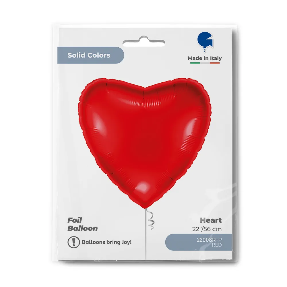 Balon Folie Inima Rosie 56cm