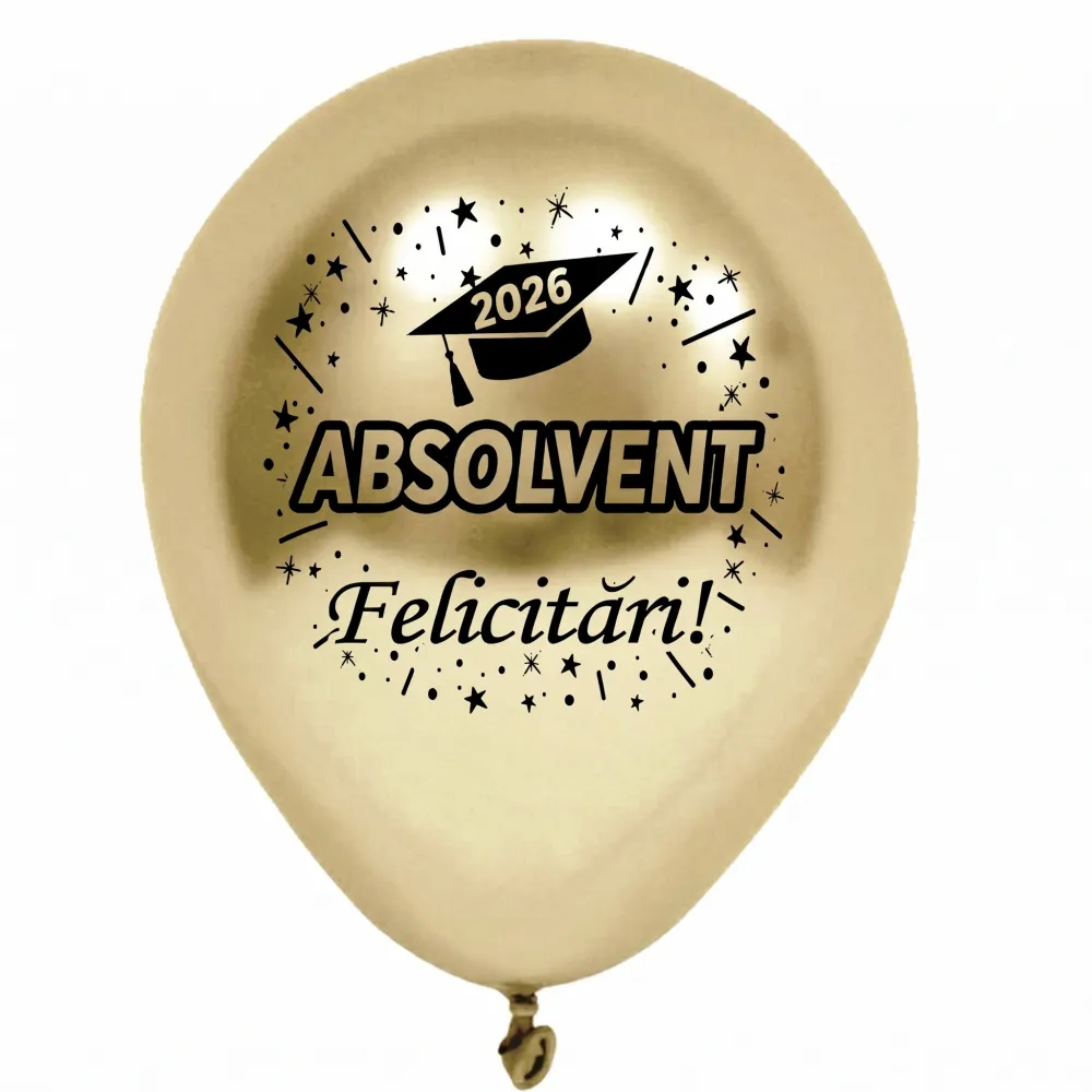 Set 30 Baloane Latex 30cm Print Absolvent 2026
