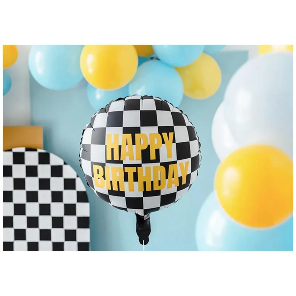 Balon Folie Happy Birthday Curse Masini 45cm