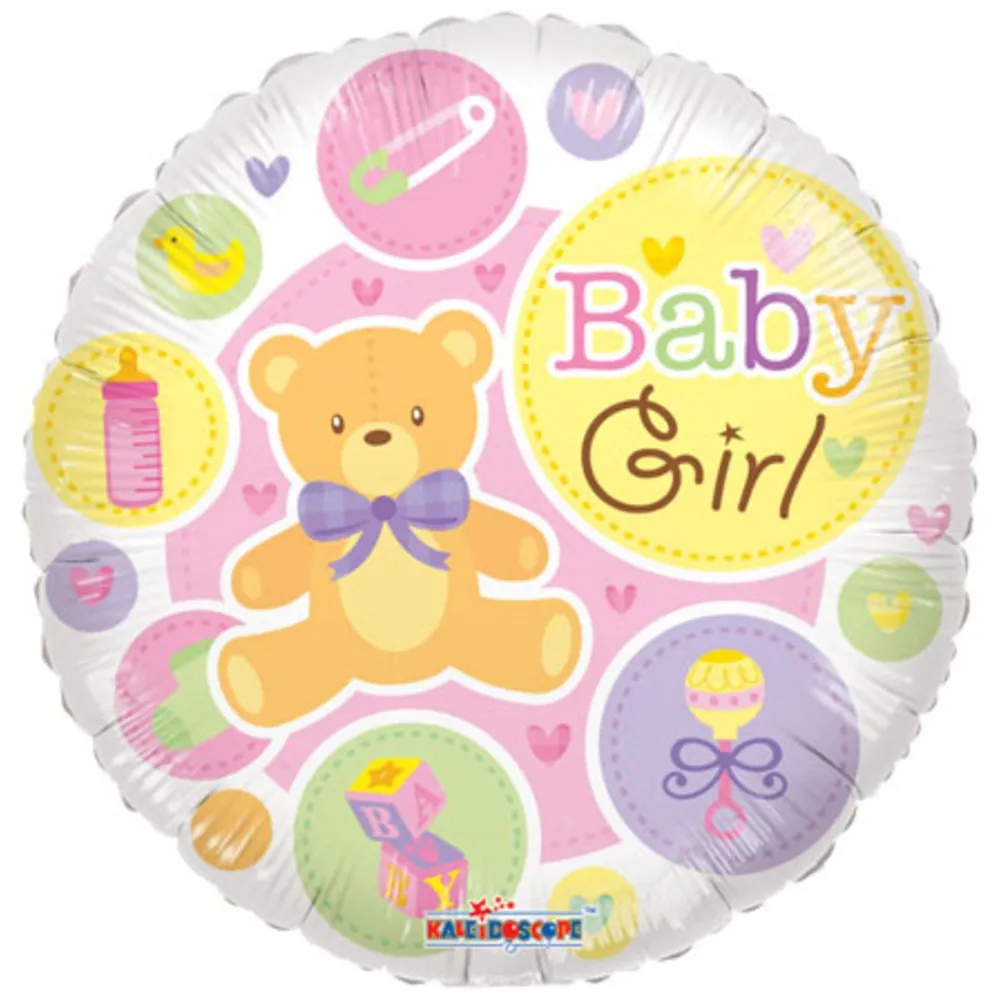 Balon folie Baby Girl Ursulet 19533
