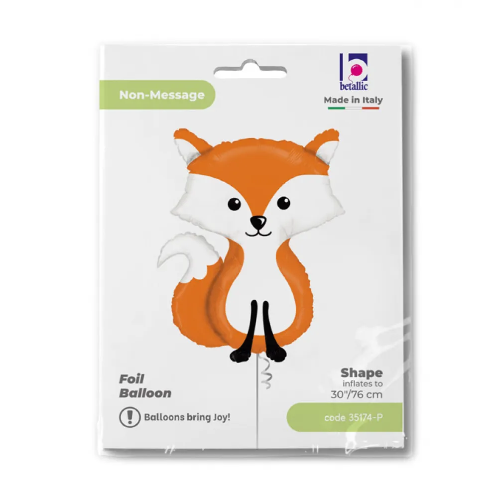 Balon Folie Figurina Woodland Vulpe 76cm Grabo