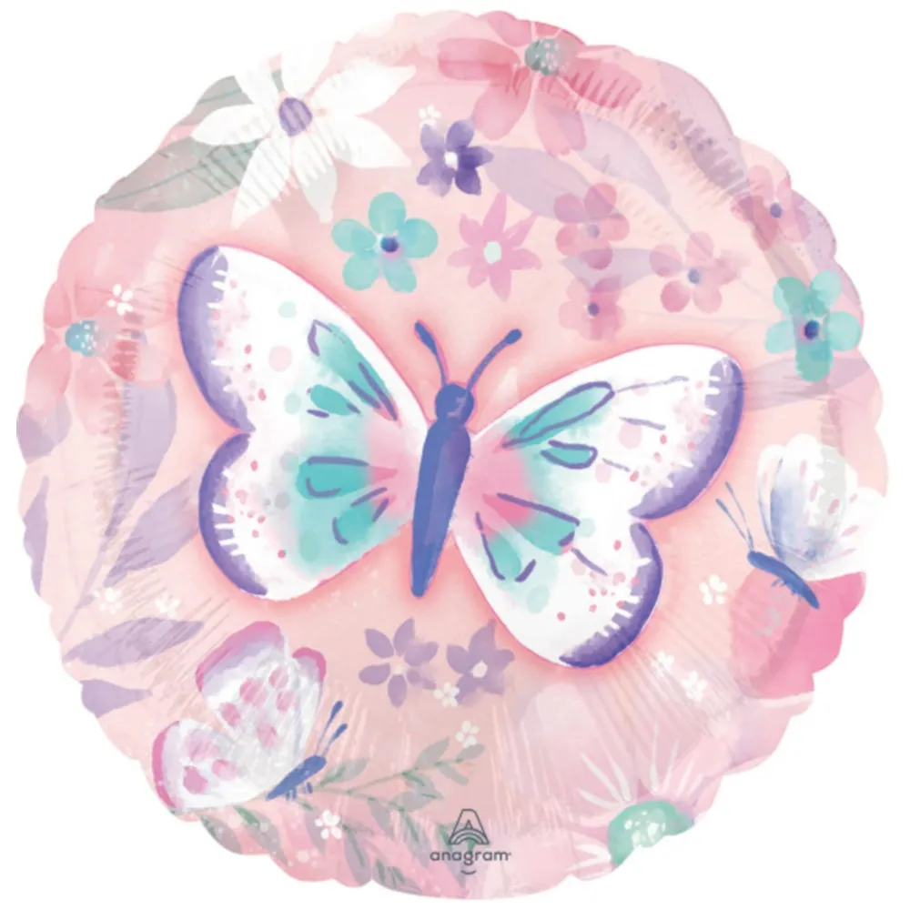 Balon Folie Fluturi Roz 43cm AMS 4288675