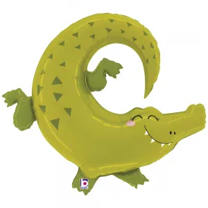 Balon Folie Figurina Aligator 86cm Grabo