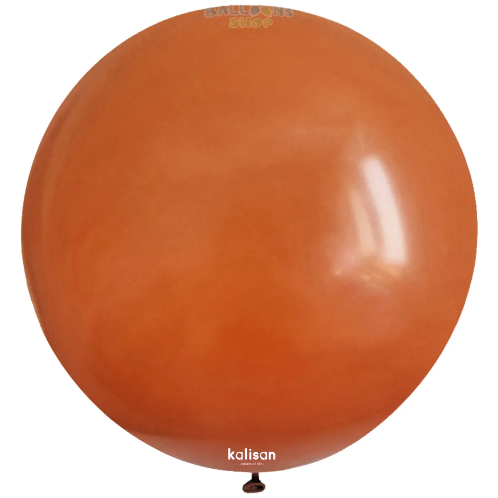 Balon Jumbo Latex 60cm Rust Orange Retro 8001