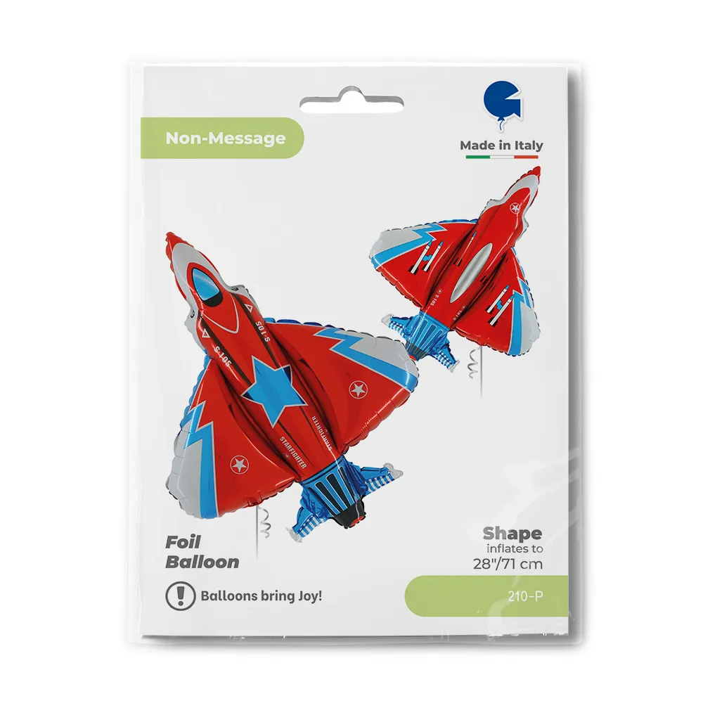 Balon Folie Figurina Avion de Lupta 71cm Grabo