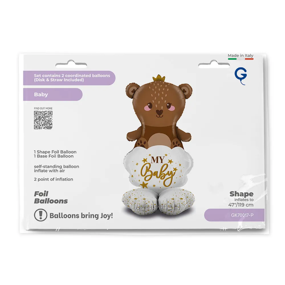 Balon Folie Figurina Sweet Bear 119cm