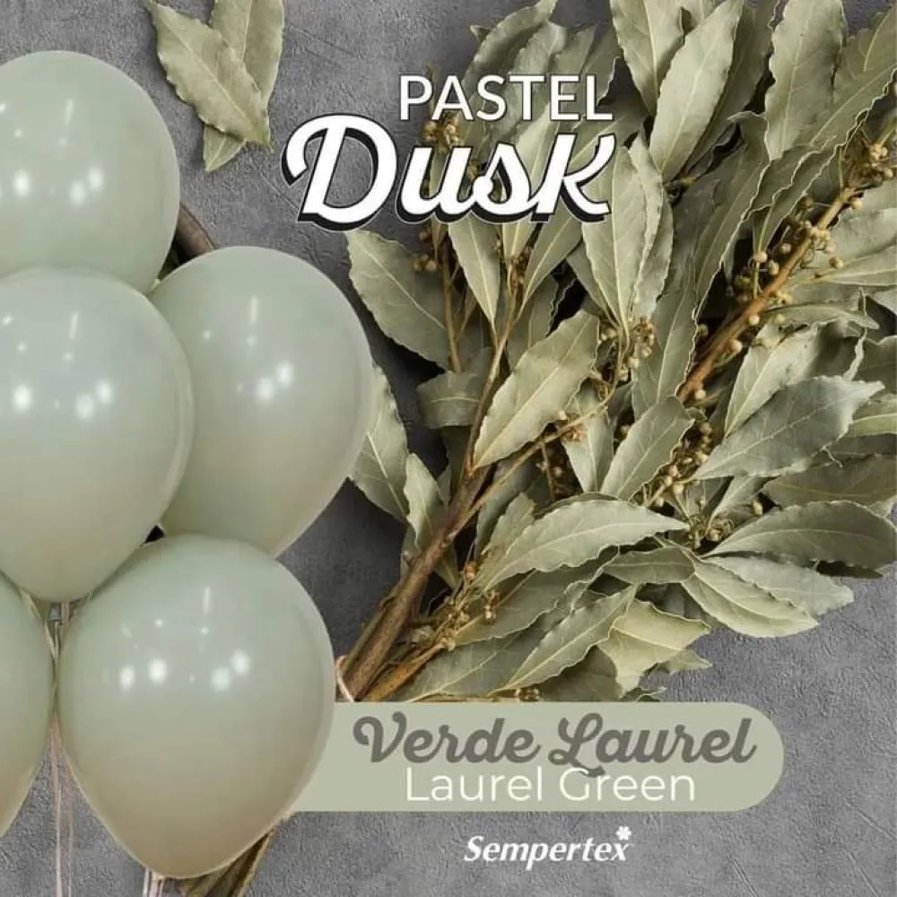 Balon latex Jumbo Pastel Dusk Laurel Green 40cm