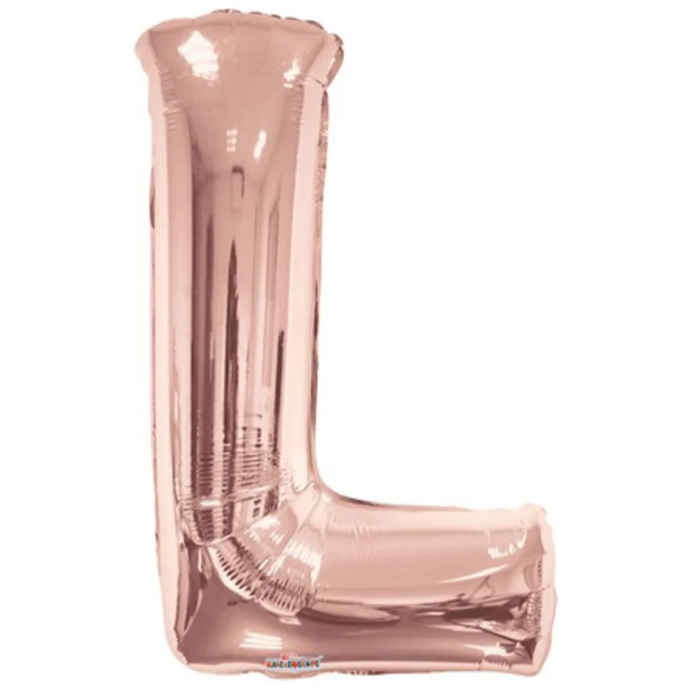 Balon folie litera L Rose-Gold 15621-34